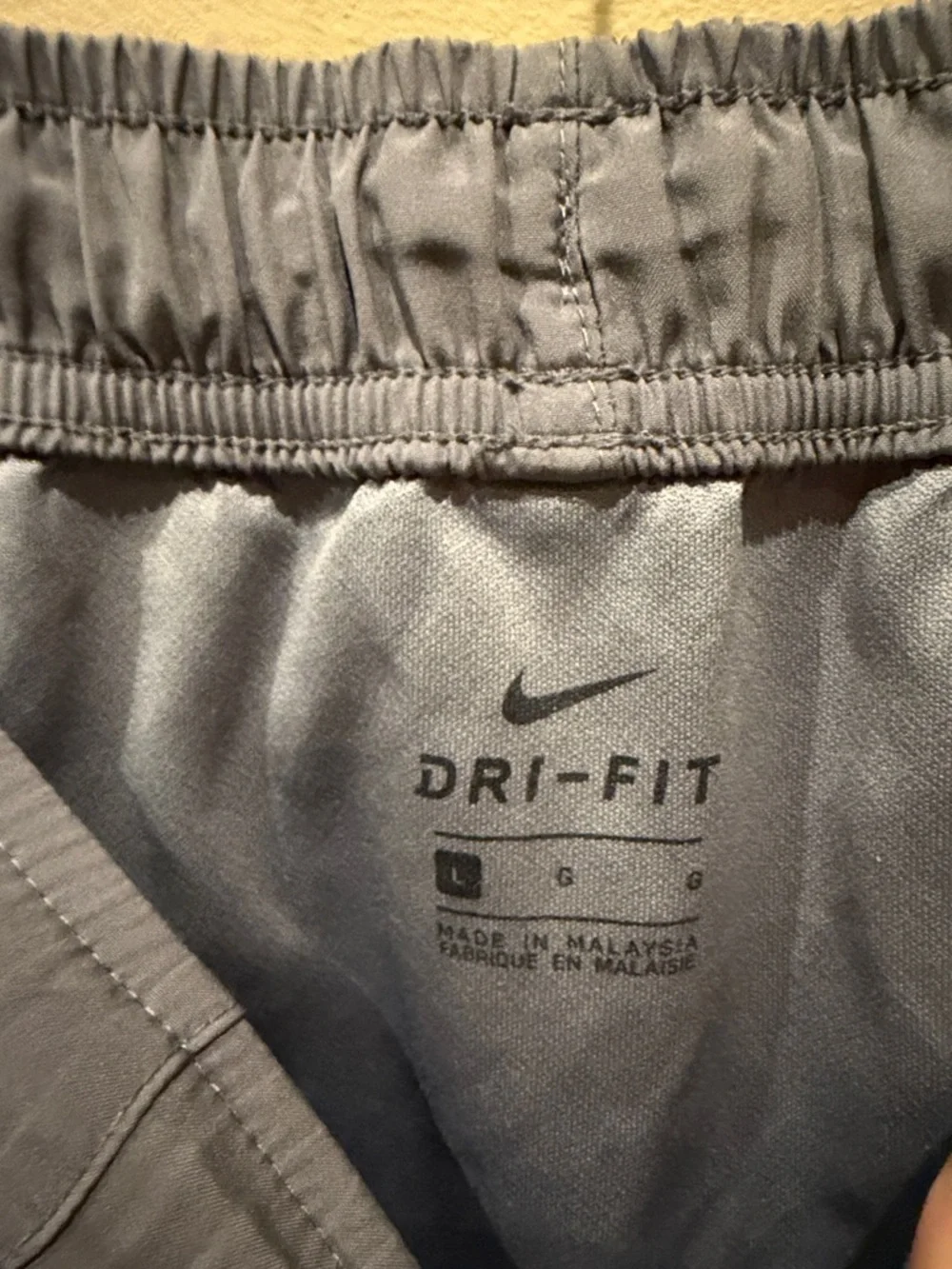 Nike Women's Gray Athletic Running Shorts - Picture 2 of 4